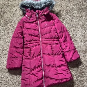 Calvin Klein Kids Fuchsia Puffer Jacket
